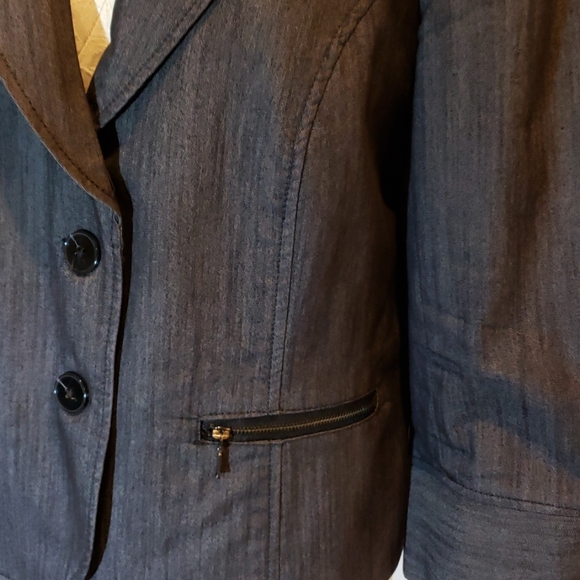 Willi Smith Charcoal Blazer L - Picture 4 of 8